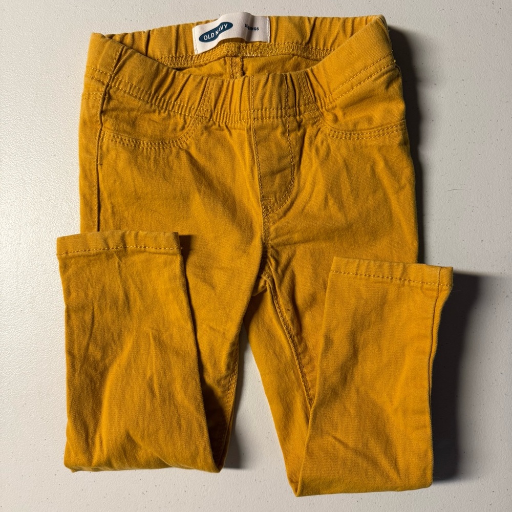 Old Navy Yellow Jeggings- 3T